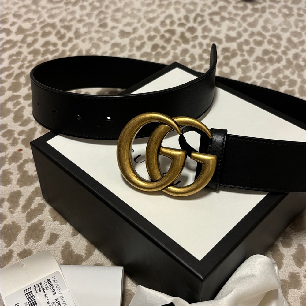 Gucci woman belt .40 GG marmont - Picture 5 of 7